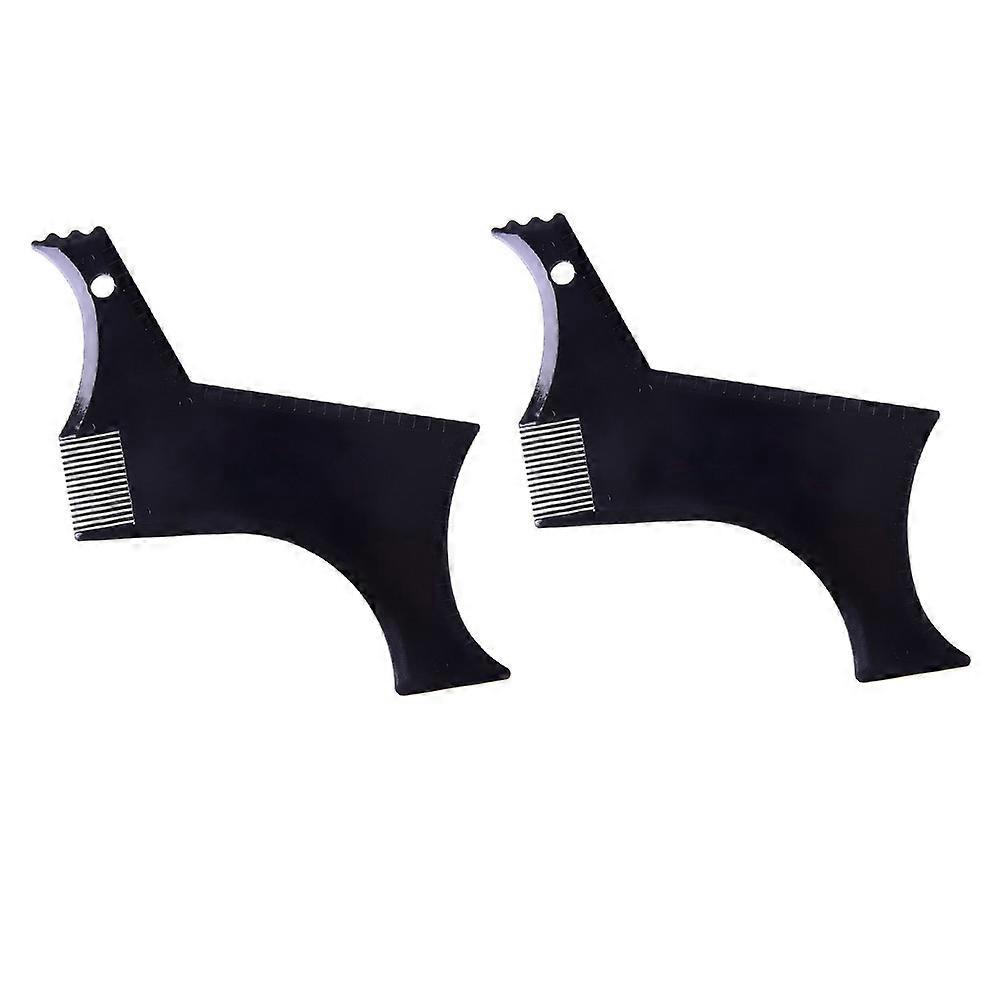 Beard Styling Comb for Men Made of Durable Material Compact Size for Easy Travel Black