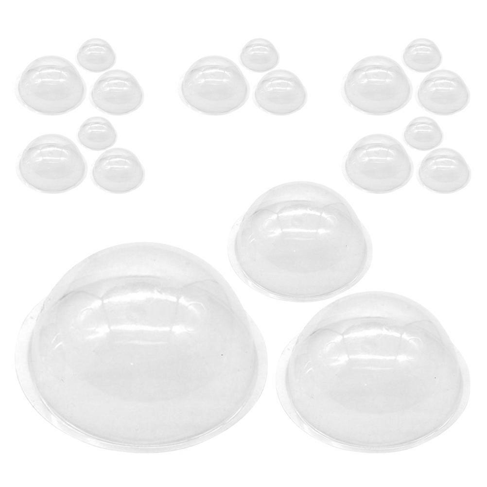Plastic Shaker Domes Micro Landscape Dome Cover Easy Installation For Diy Projects 18Pcs