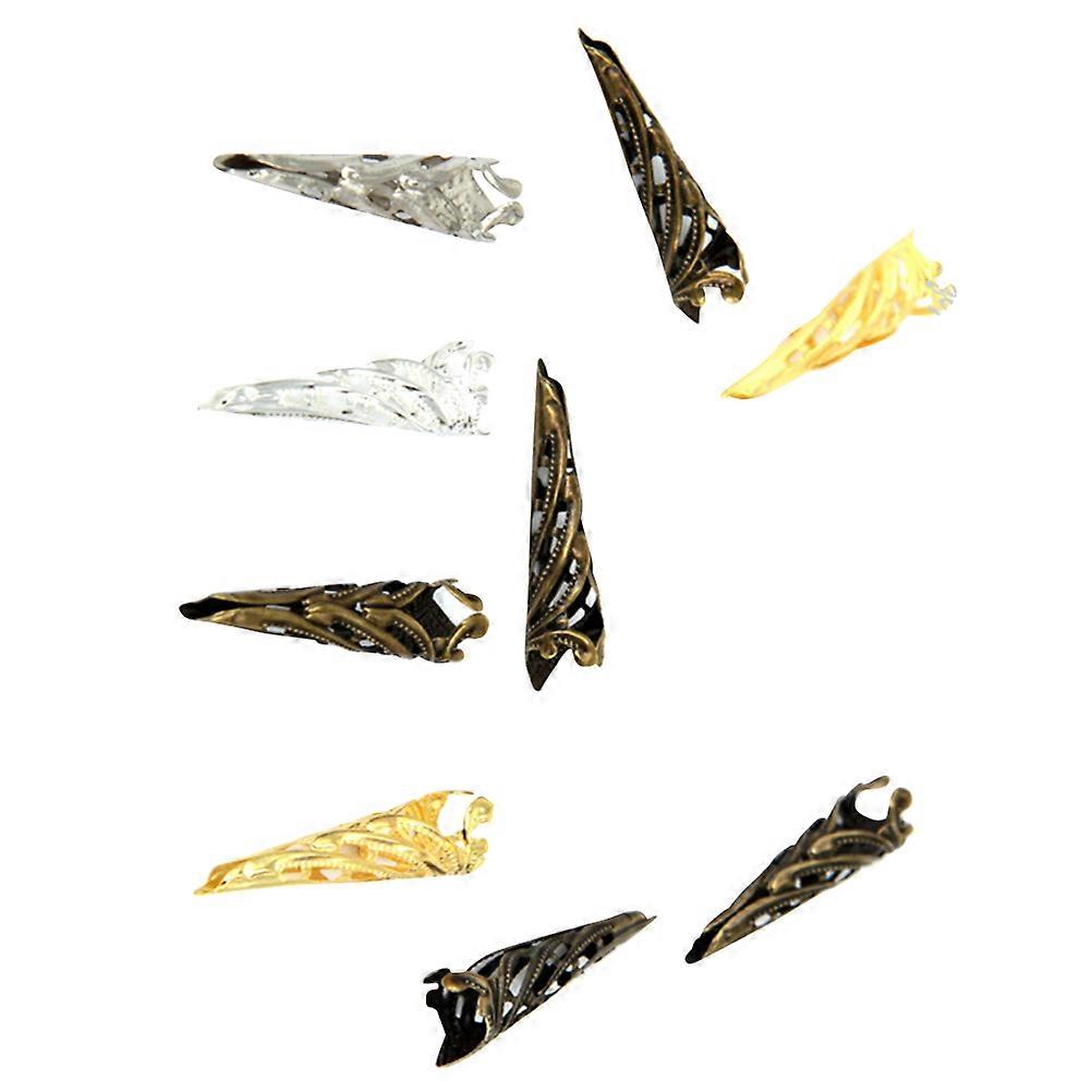 DIY وعاء سحر قبعات حرز سحر المعلقات البرونزية القديمة مطلية 3.5x0.9x0.5 سم 200 قطعة