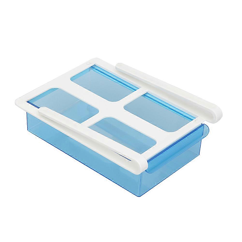 Fridge Accessories Pull-Out Storage Rack Shelf Multi-Use Fridge Rack For Kitchen Use Blue 20.5*15cm Fridge Organization 1Set
