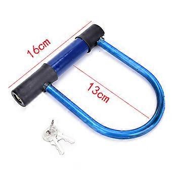 U Lock Bicicletta Bici Moto Ciclismo Scooter Sicurezza Catena In Acciaio Con 2 Chiavi