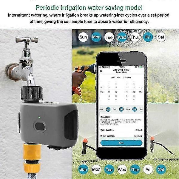 WiFi Smart Water Timer, garden hose compatible, Tuya compatible