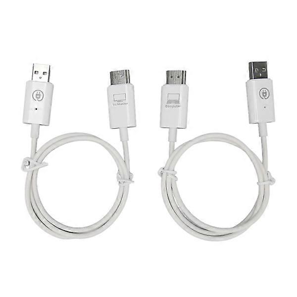 Wireless HD Transmitter and Receiver Kit Support 1080P Dual Mode Plug and Play HD Dongle Adapter