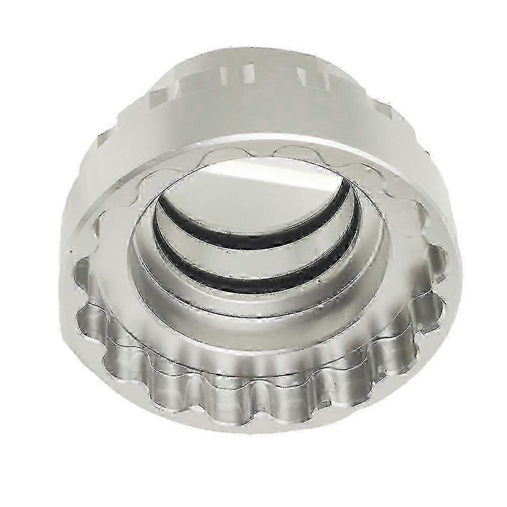 Bicycle 12S Chainring Lock Ring Tool - Compatible with DEORE 6100 (Silver)