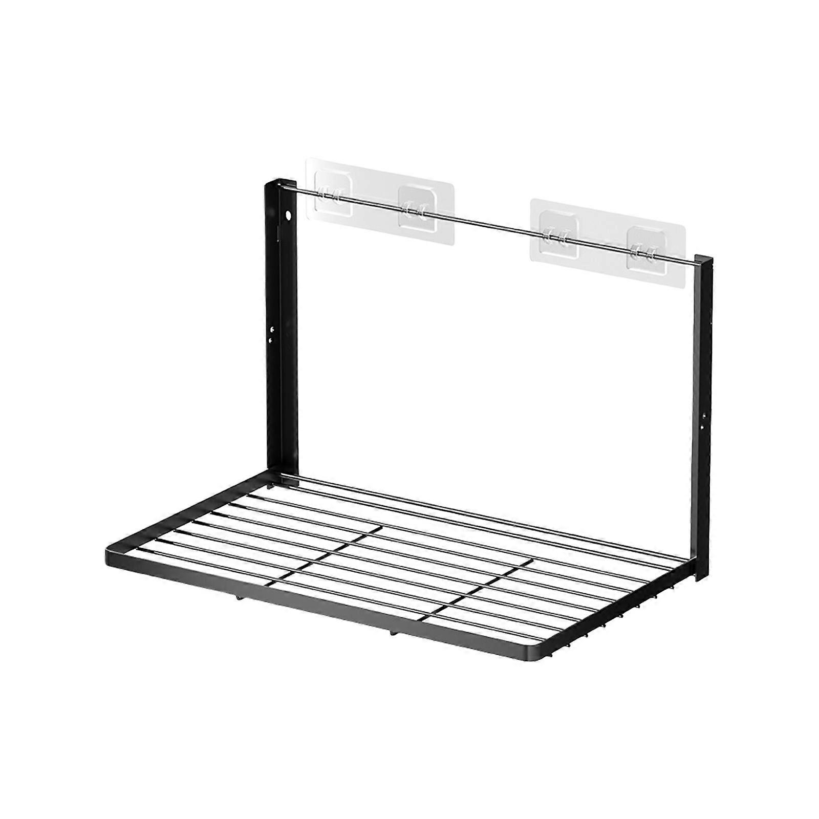 Foldable Washer Side Organizers Wall Mounted Shelf Space Efficient Storage Rack for Detergent Shoes Bathroom Multicolor