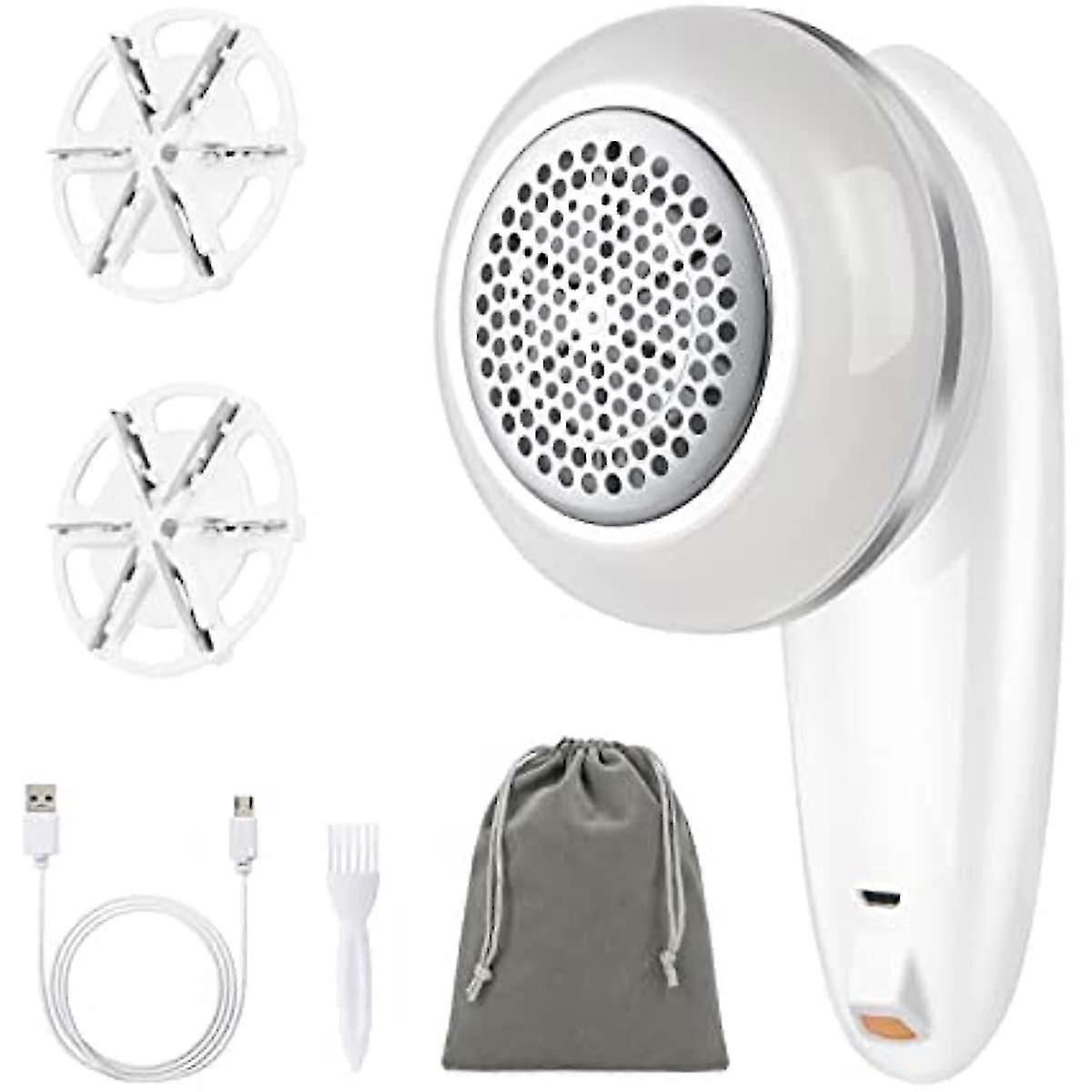 Fabric Shaver Portable Electric Lint Remover Powerful and Efficient Clothing Bobble Remover Quick Potent Removal Comes with a 6 Blade Replacement