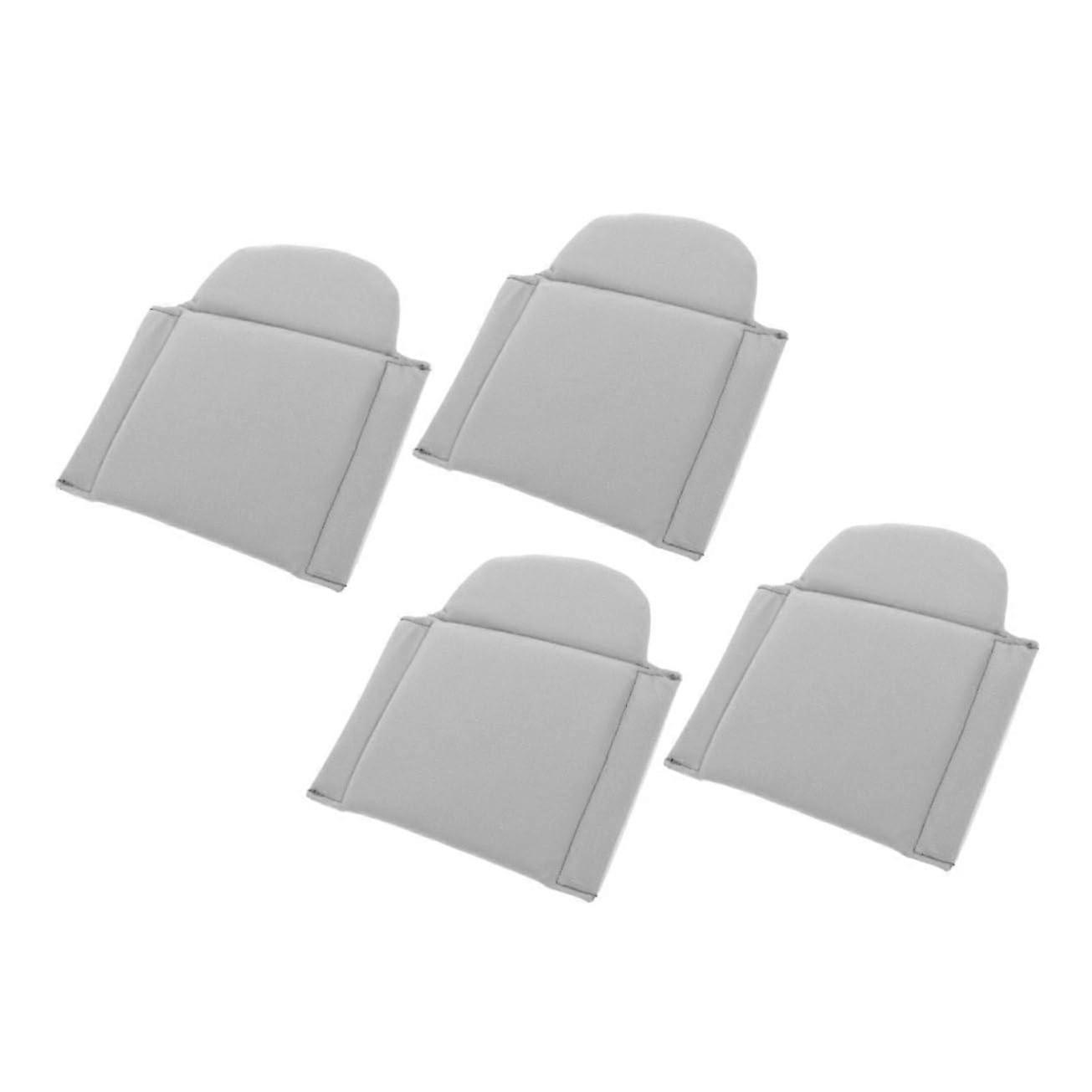 Camera Bag Divider Pack of 4, Grey Fibre Fleece Padding, Lens Divider Accessories for DSLR and Mirrorless Camera Bags