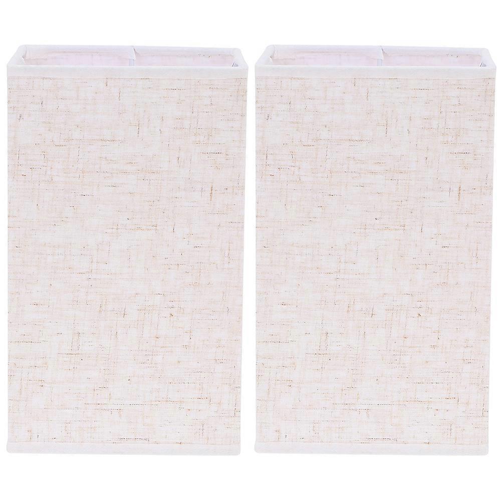 Modern Fabric Lampshade Decorative Lamp Shades for Sconces Simple and Modern Design Home Lighting Accessory 20.00X20.00X12.00CM 2Pcs