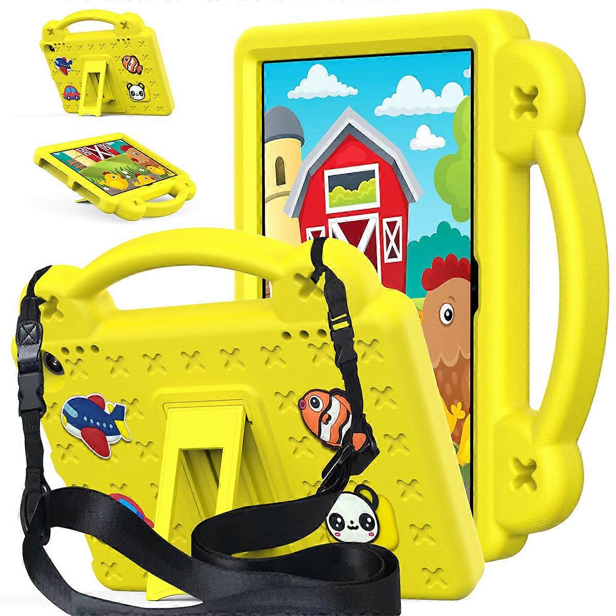 TKdaddy For Amazon Fire HD 8 (2024) Θήκη Παιδικό κάλυμμα tablet EVA Κίτρινο