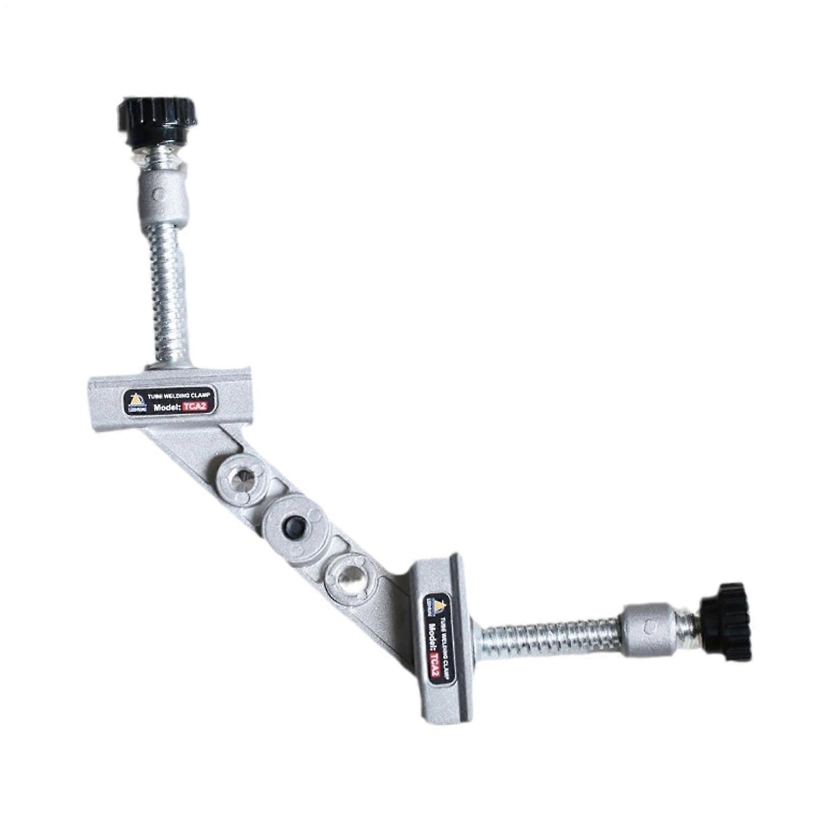 90 Degree Angle Clamps, Wooden Tool Clamp, Aluminium Tool with Adjustable Pipe Alignment for Welding Work and Frame Constructions.