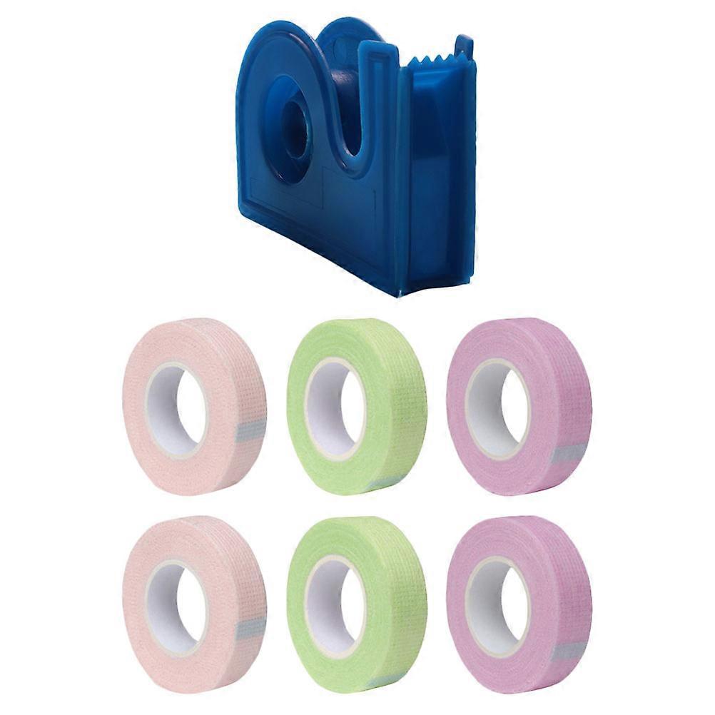 Adhesive Eyelash Tapes 7Pcs Practical Beauty Tool Rectangular Shape Isolated Accessory For Makeup Salons