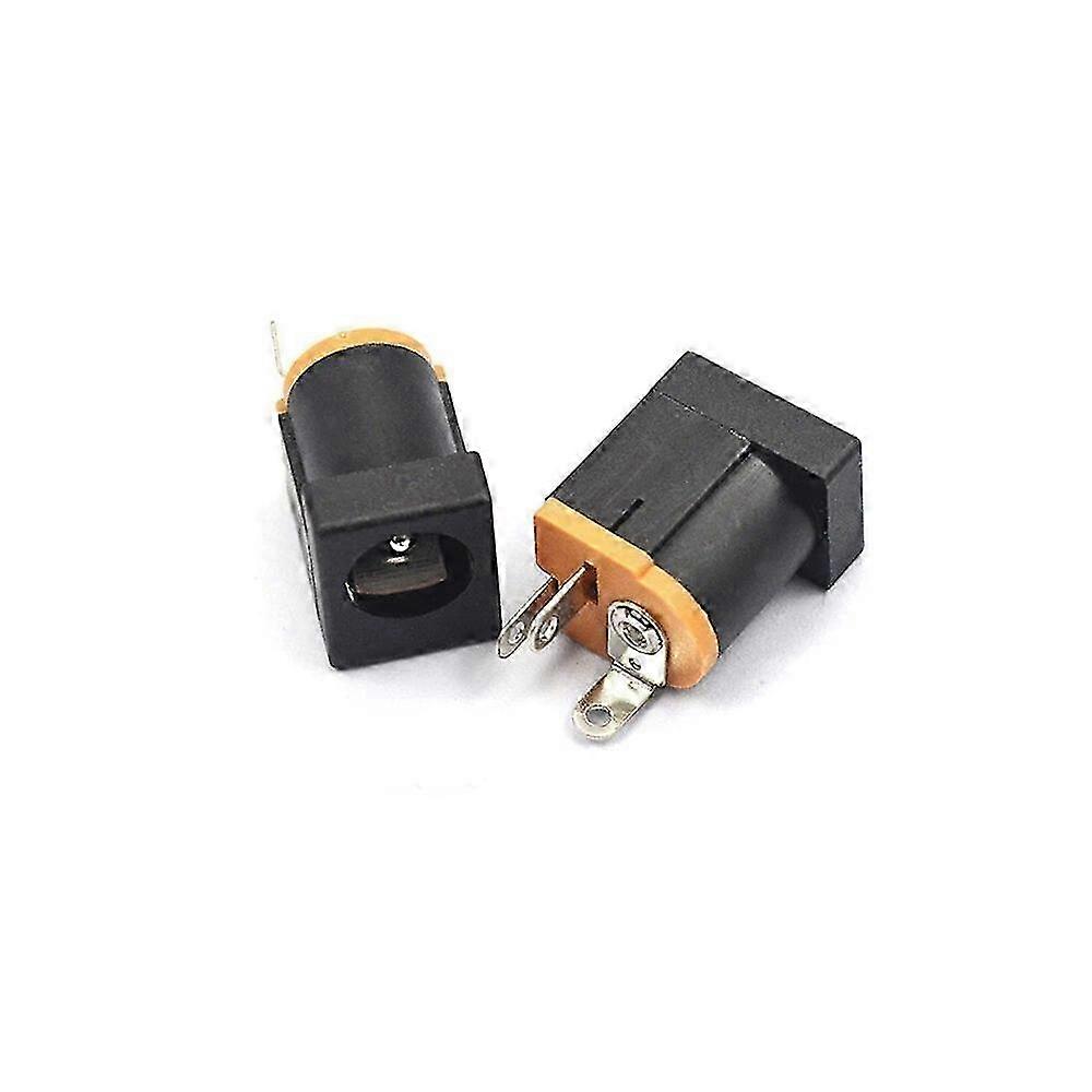 10PCS DC Power Connector 2.1x5.5mm Female and Male Plug Jack Socket Adapter for DIY PCB Projects