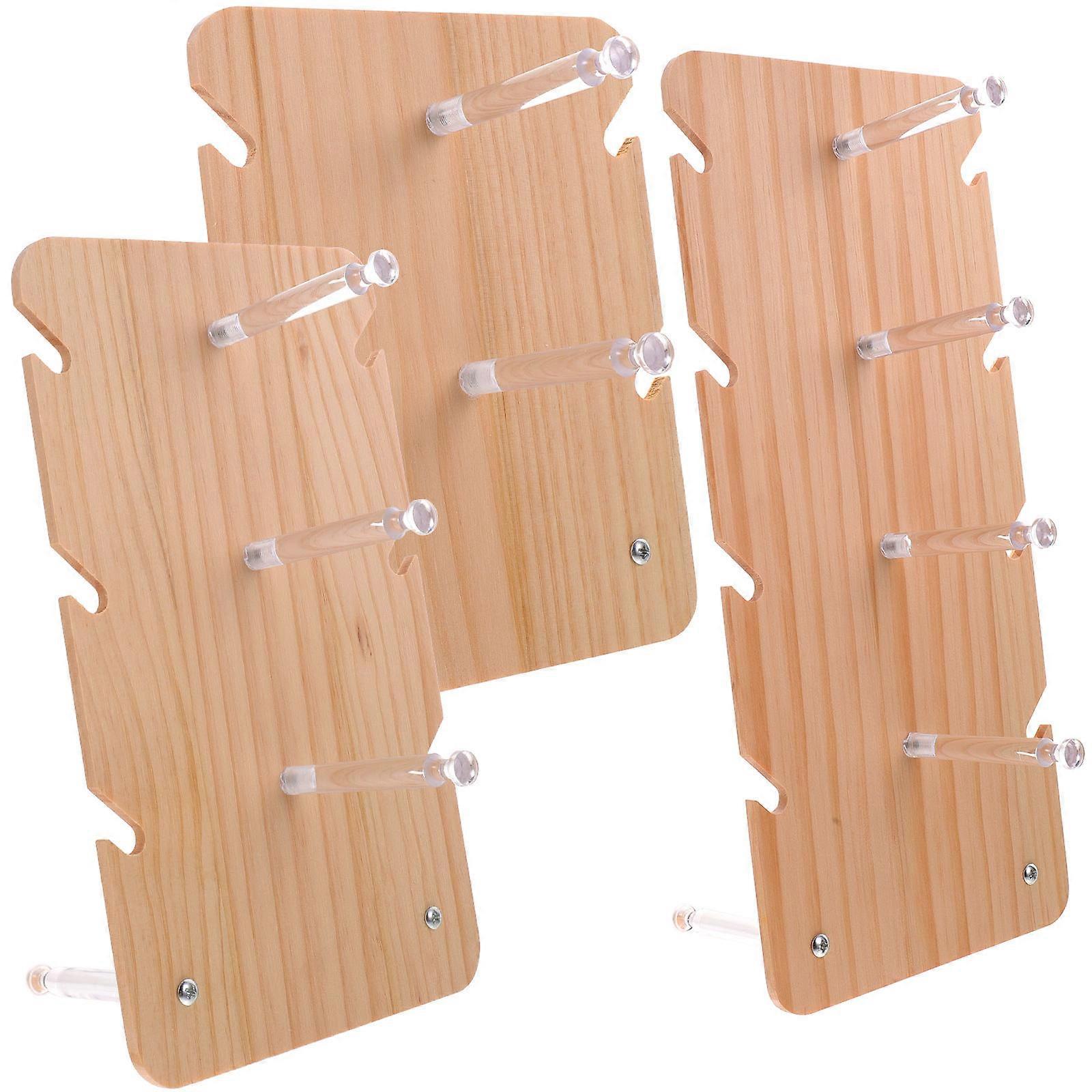 Creative Glasses Display Rack 3Pcs Eyeglass Holder Stable Base For Home Use