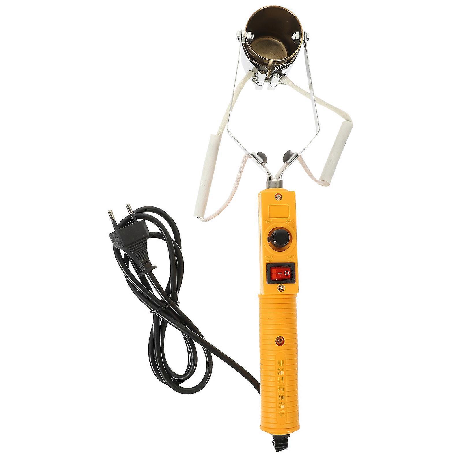 Handheld Tin Melting Furnace 500W For DIY Projects With Temperature Adjustment Metal Material 1Pcs