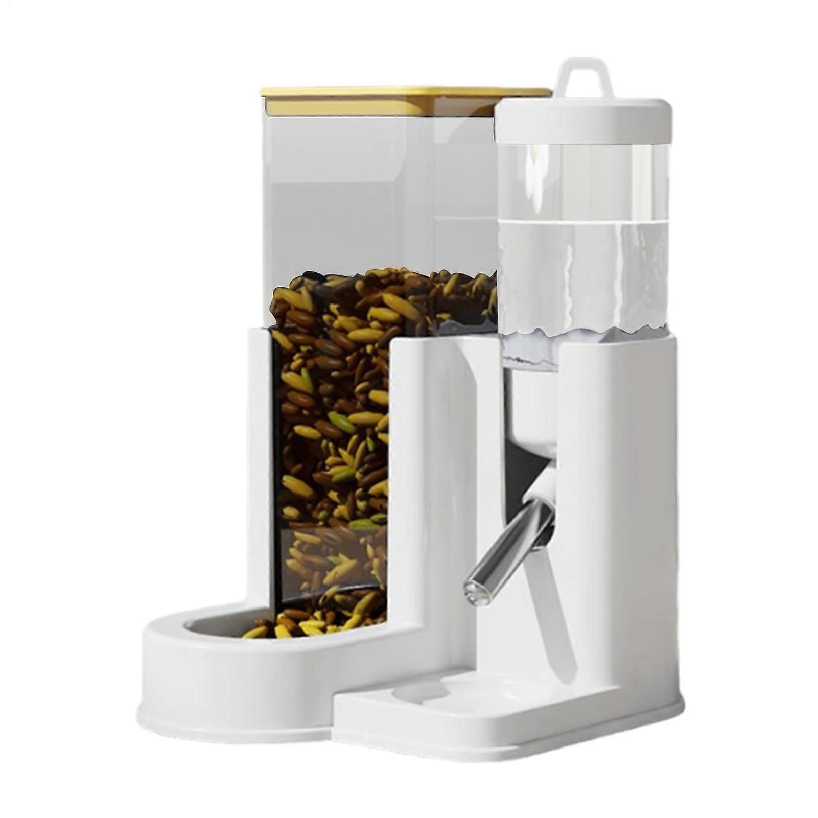 Bunny Water Dispenser for Rabbits, Automatic Drinking and Feeding System, Small PET Hydration Solution, Travel-Friendly Design