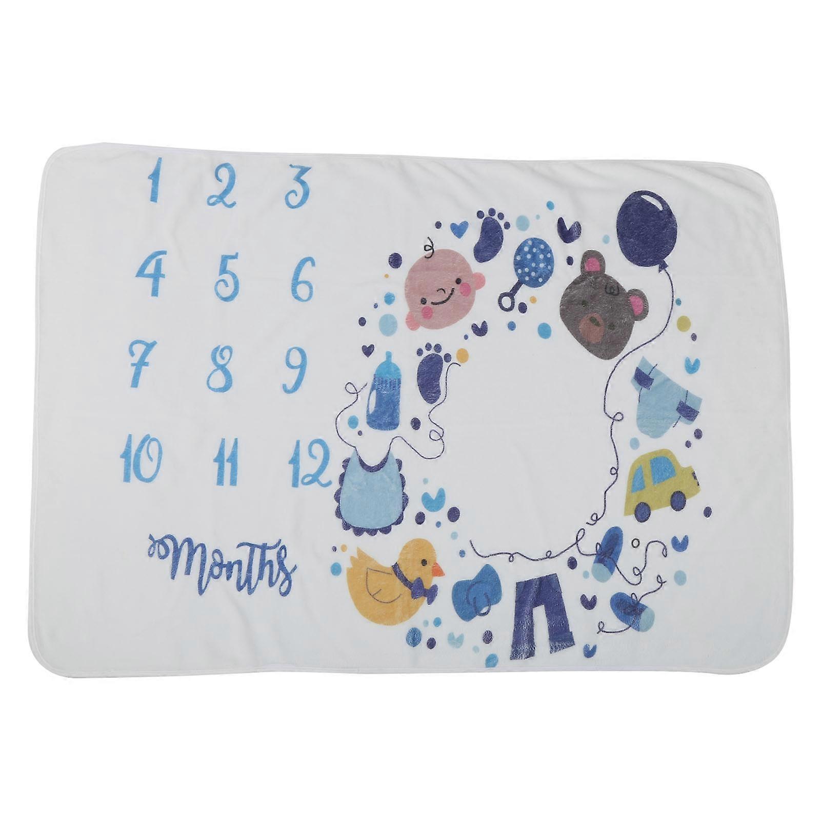 DoubleSided Flannel Baby Infant Photography Background Blanket Baby Photography Props Blanket