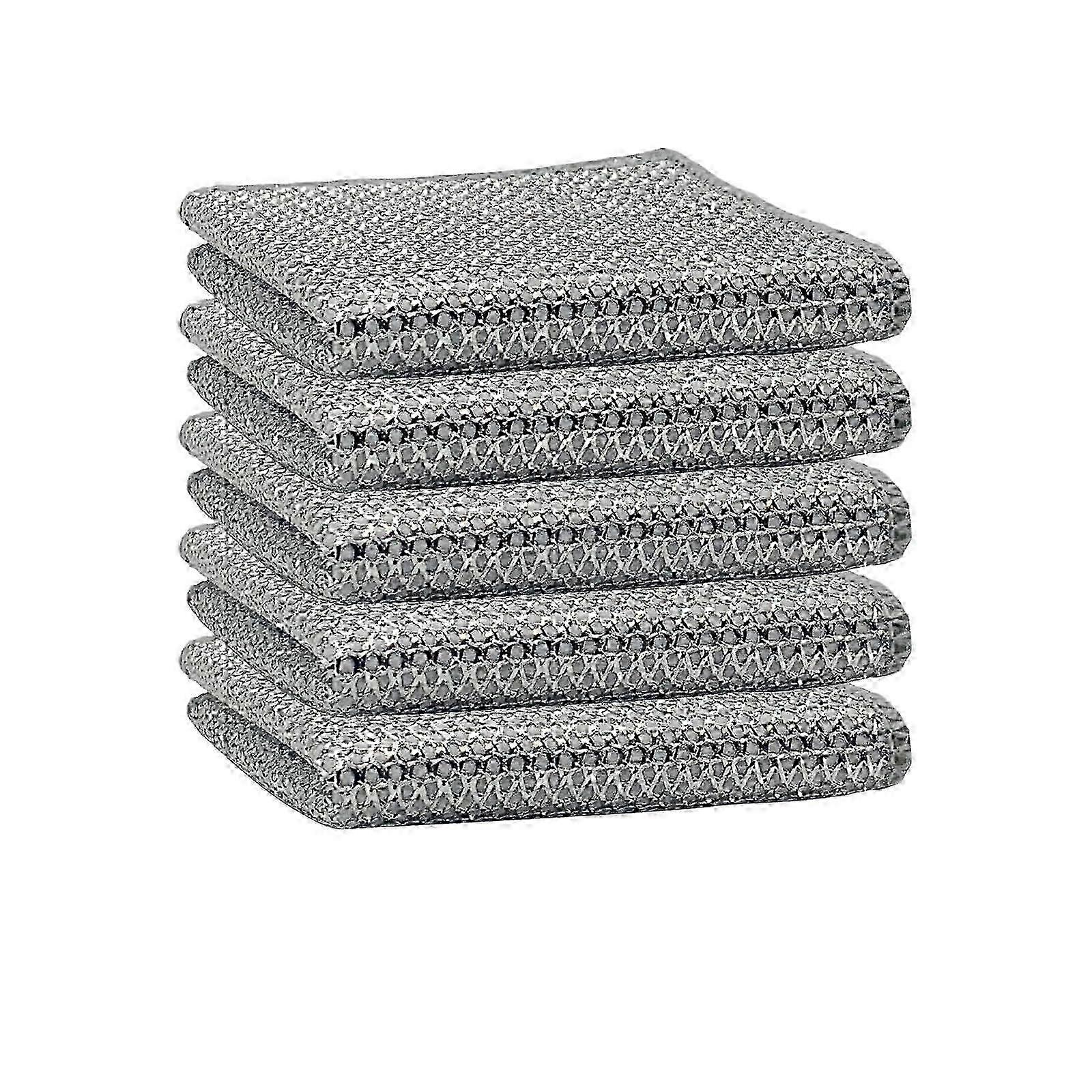 5 Double-Sided Stainless Steel Dishwashing Brushes