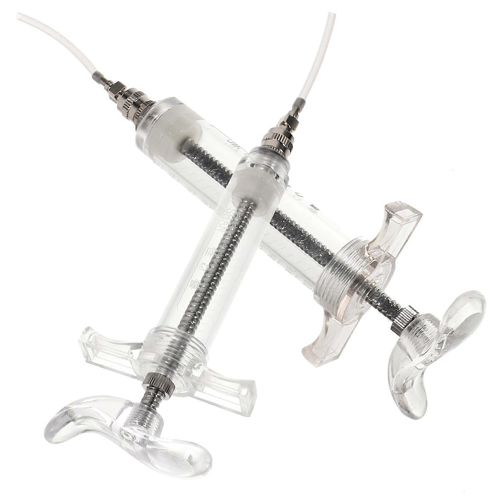 2 مجموعات حقنة تغذية الطيور مع أنبوب لمغذي حليب الببغاء للحيوانات الأليفة