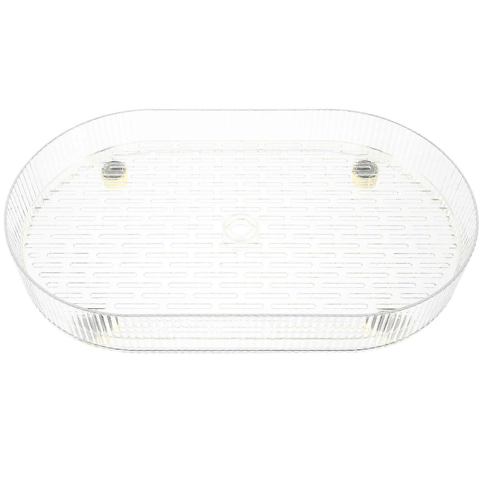 Multi-Function Snack Serving Tray With Drainage Feature For Living Room And Kitchen 38.5X22.5X7.5CM 1Pack
