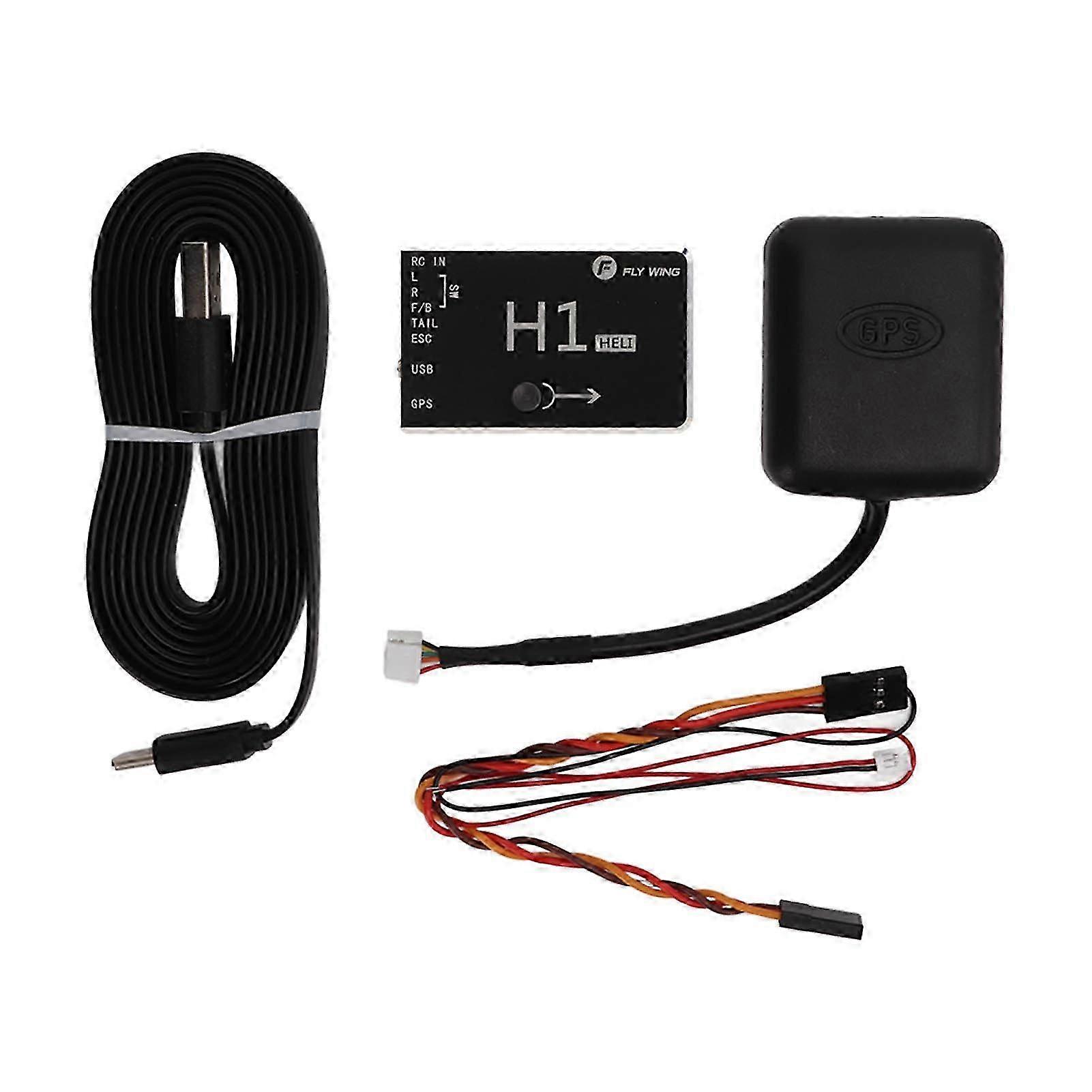 H1 Helicopter Flight Controller Short Cable Version With Gps Module For Fw450 Rc Flight Helicopter