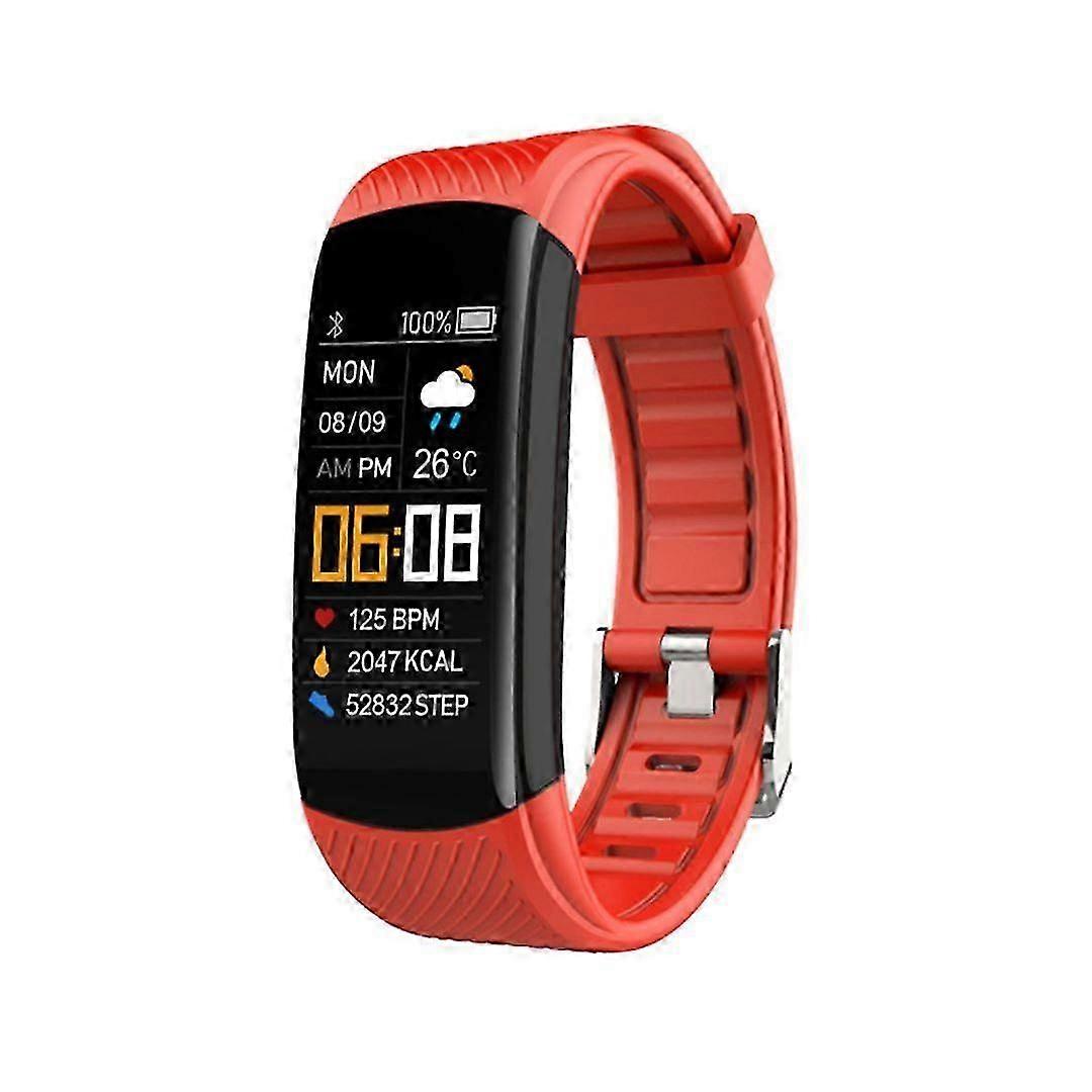 Fitness Tracker, Nabız Kan Basıncı Vücut Sıcaklığı ve Uyku Monitörü ile Akıllı Saat Android iOS Telefonlar için Sağlık İzle Erkekler Kadınlar