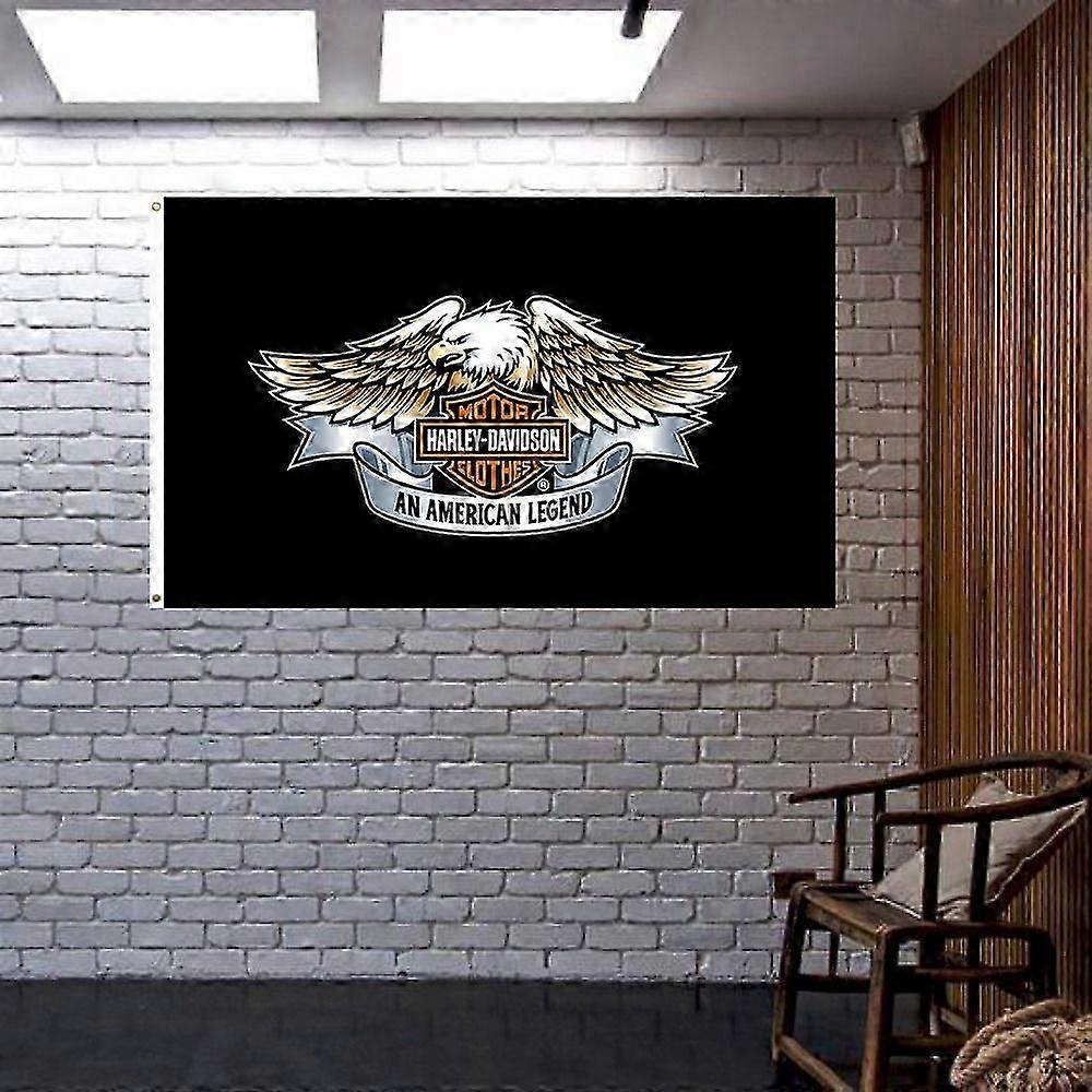 do flagi wyścigów motocyklowych 3x5 FT Baner dekoracyjny do garażu motocyklowego-SI XI