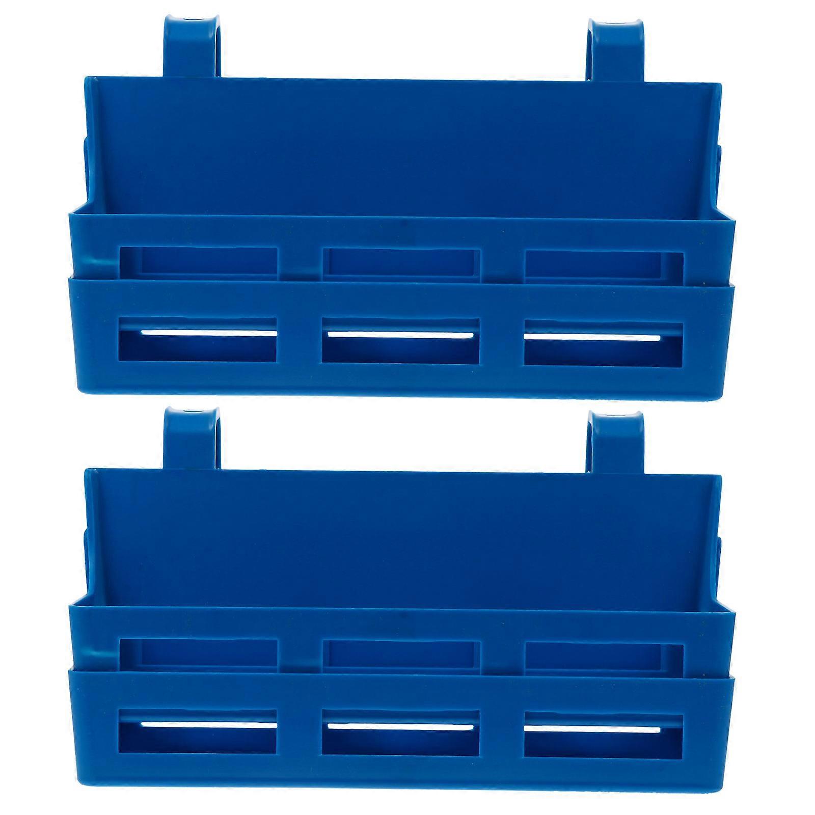 Multifunctional Flower Stand Ideal For Academic Ceremonies With 24X8.5X11CM Size And Durable Plastic Material In Blue For 2Pcs