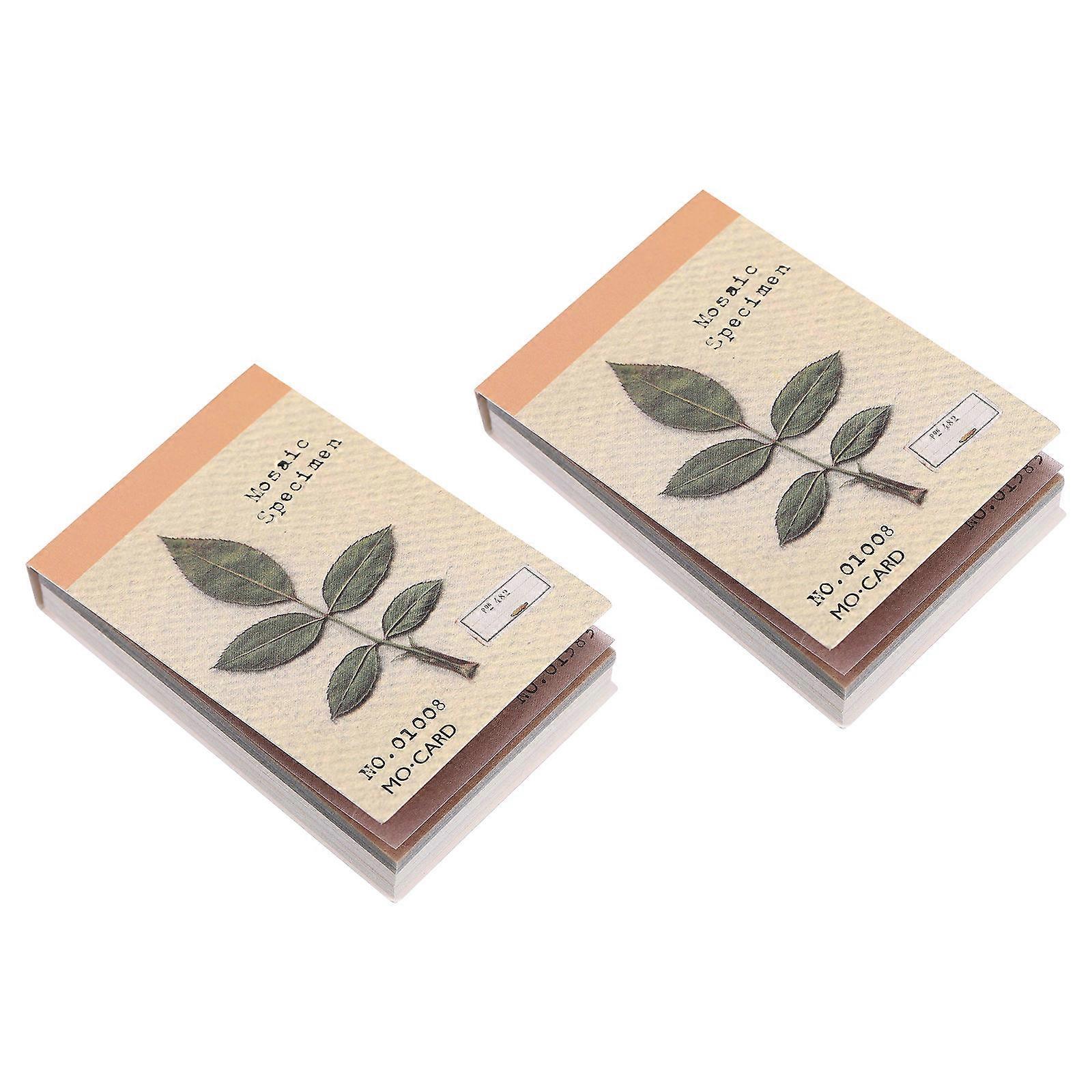 Journal Decorative Paper Set Designed For Decorative Purposes Featuring Green Design 2 Sets