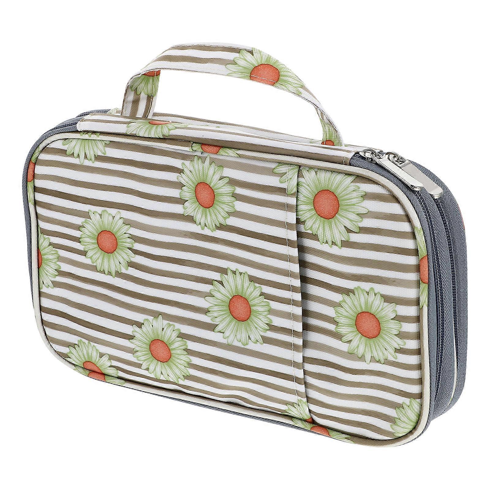 Crochet Tools Container For Crafts 600D Oxford Cloth Convenient Carry 1Pack
