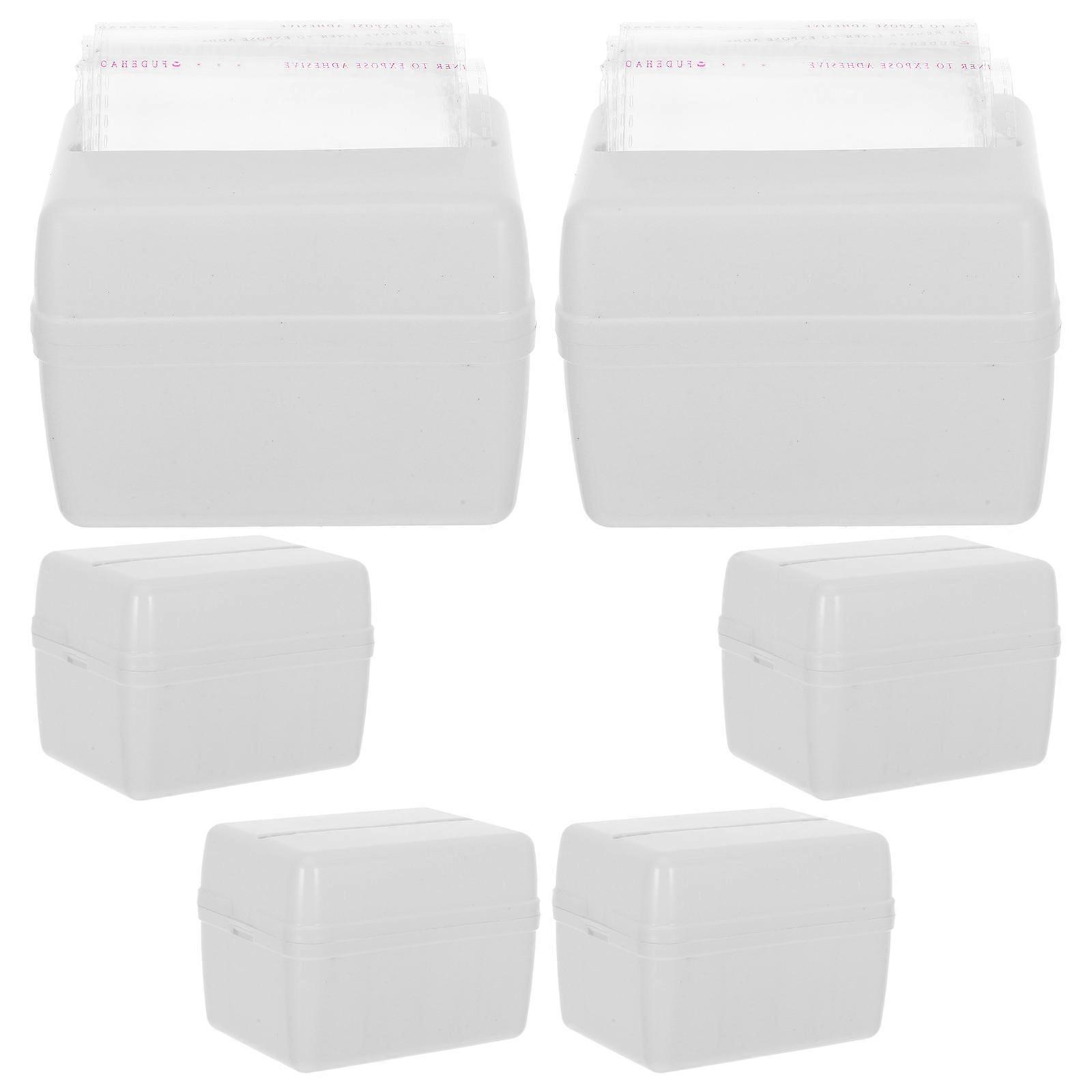 6 Sets Medium Cake Money Pulling Boxes with Transparent Bags Gift Dispenser for Birthdays, Graduations & Party Surprises