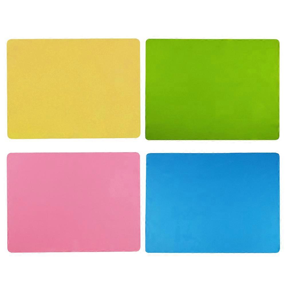 Silicone Table Placemats Set of 4 Heat Insulated Mats for Home and Party Decor Assorted Color