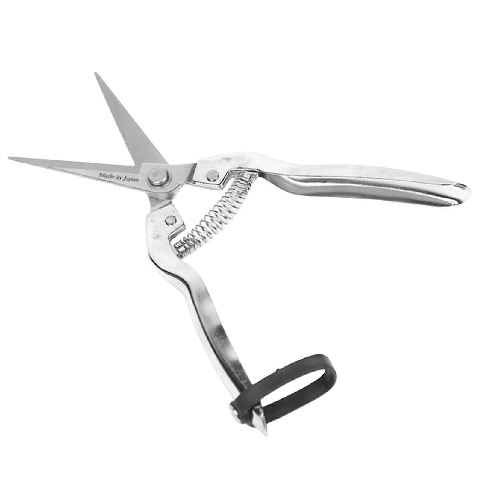 Sharpened Stainless Steel Pruning Shears Garden Scissors For Fruit Trees And Overgrown Branches With Safety Lock