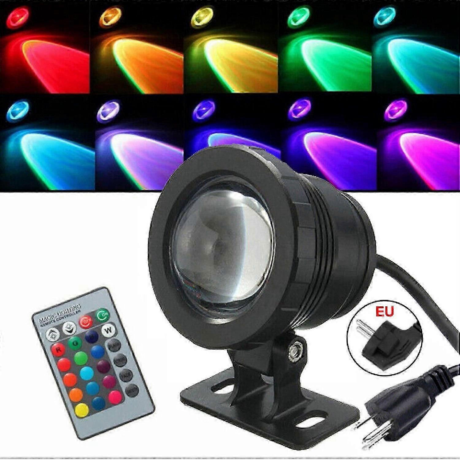 Led Underwater Light Spotlight Flood Lamp For Fountain Pond Garden Pool Landscape Outdoor 85-265v Can't Put It In Water -gsla