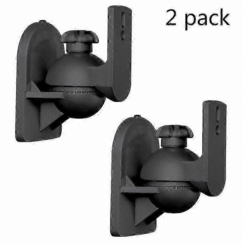 Universal Speaker Wall Mount Bracket, Rotatable Stand Pair for Home o Setup