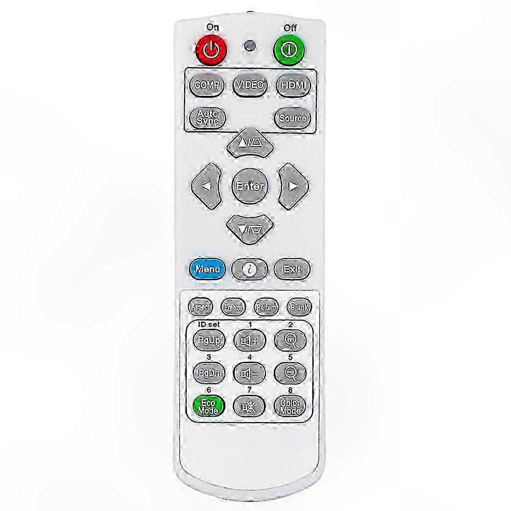 Universal Remote Control for Projectors, Compatible with PA503X PA502S PJD51 Q-3101 Models, White