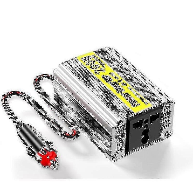 2025 2.1a 200w Car Power Inverter Voltage Transformer Dc12v To Ac 220v Converter Auto Modified Sine Wave