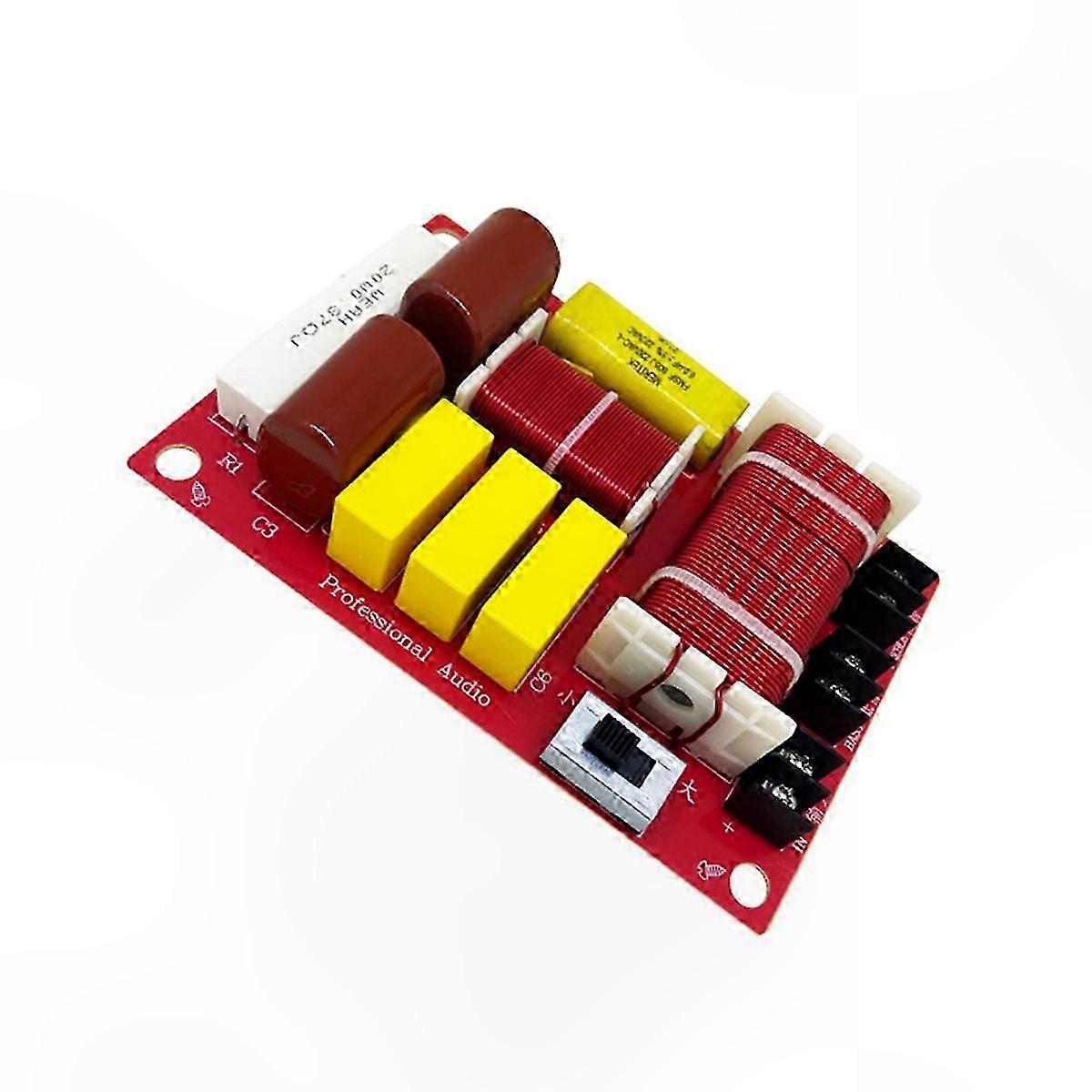 Professional 2-Way Audio Crossover Board for Home Loudspeakers with Treble and Bass Support