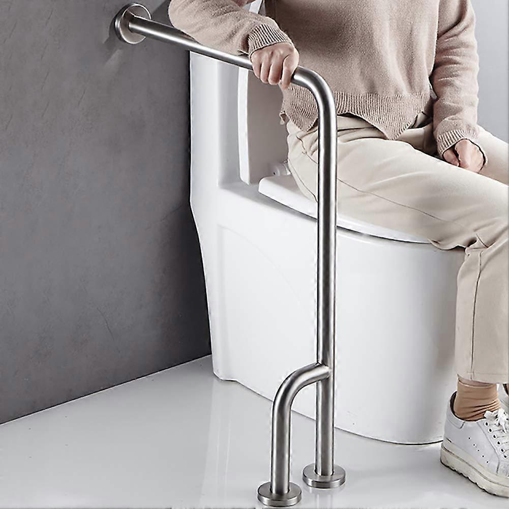 Handrails for WC, safety support bars, shower seat brackets, toilet grab rails for disabled and elderly people (Color: left)