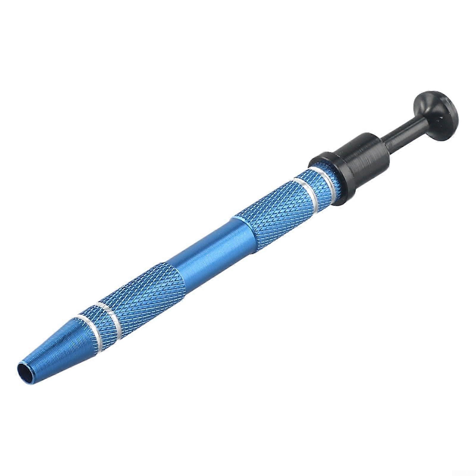 Professional Electronic Component Gripper Four Jaws for Secure Grab of Chips (Blue)