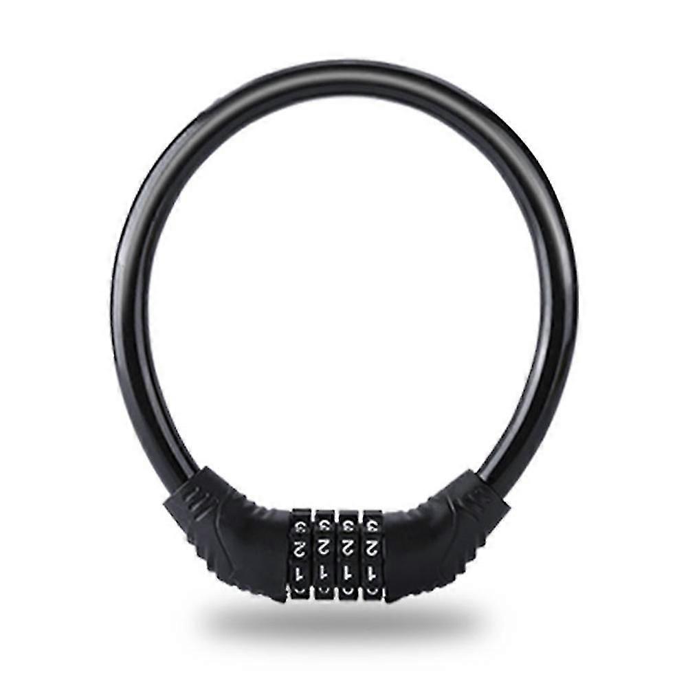 Bicycle Lock Portable Four-digit Combination Rings Lock Smart Anti-theft Lock