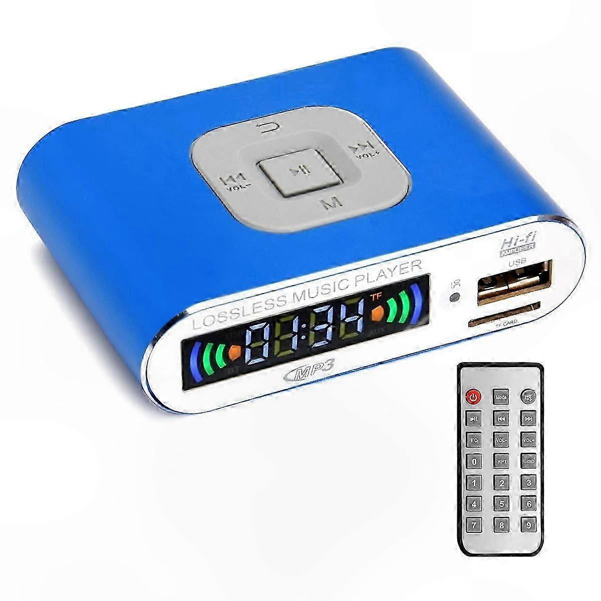 Wireless Audio Receiver with FM Radio, SD Card/USB Support, 3.5mm Output, Bluetooth Streaming, MP3 Playback