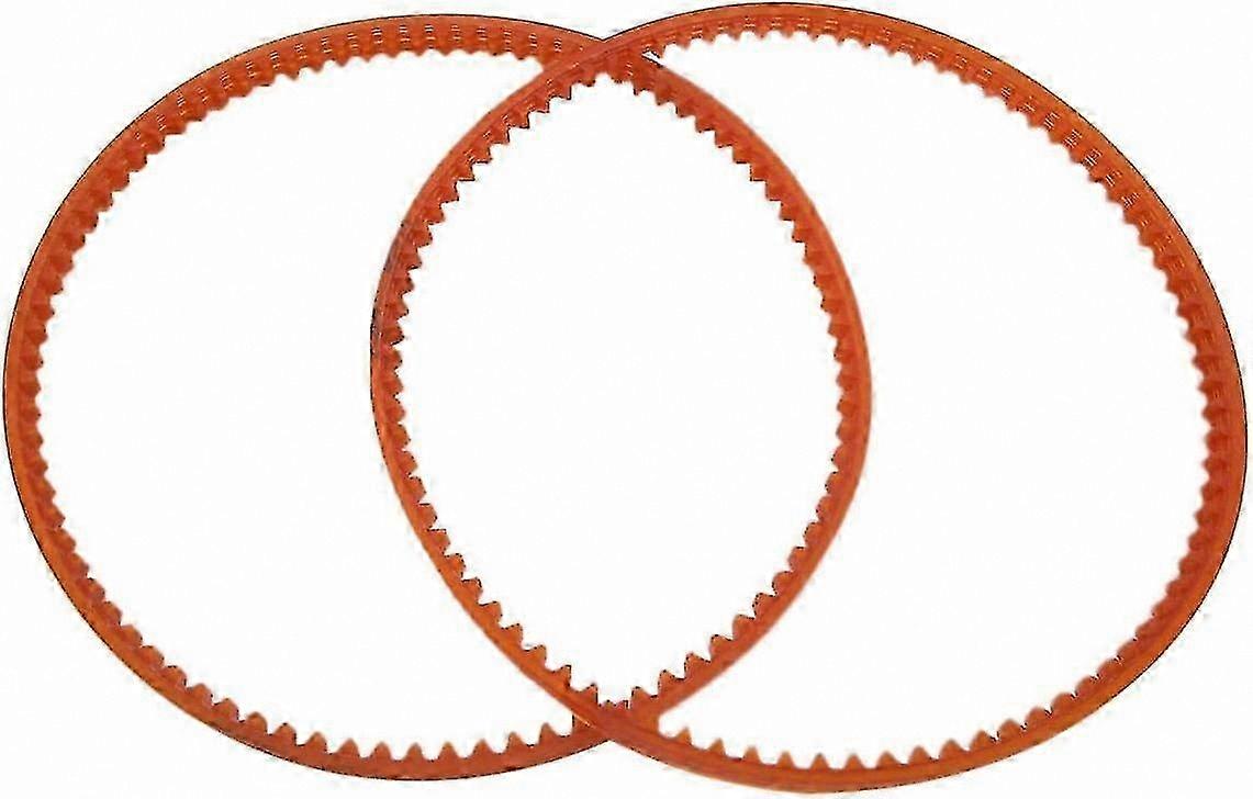 Universal Sewing Machine Belt for Small Motors and Overlock Machines - 2 Pack Retro Style Single Sided Toothed Cowhide Craftsmanship