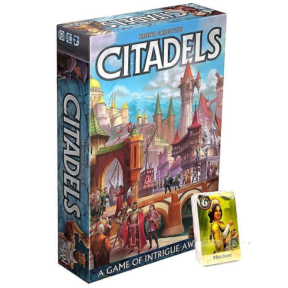Citadels Revised Edition, Board Game- Master Builder Showdown! , ages 10+ , 2-8 players , 30-60 