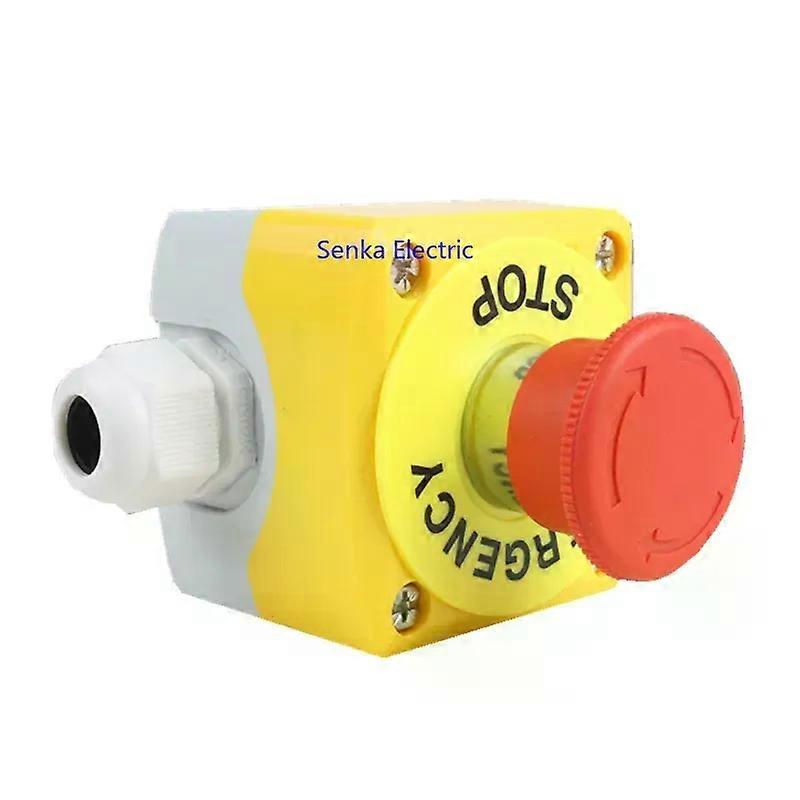 Waterproof Emergency Button Switch Box Rain Proof Mushroom Elevator Lift Ladder Security Stop Switch