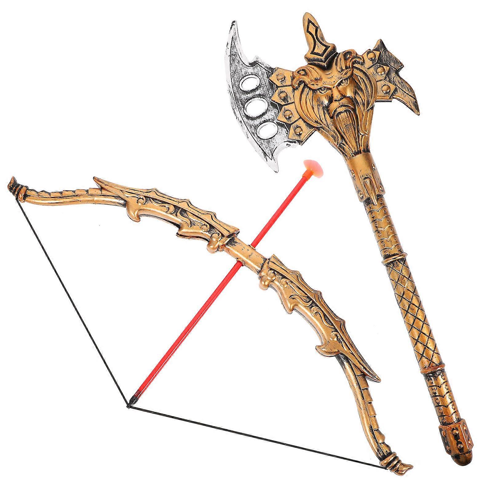 The **"1set Cosplay Prop Antique Armaments Kit For Boys For Halloween Stage Performance And Role Play Activities"** is likely a costume accessory set