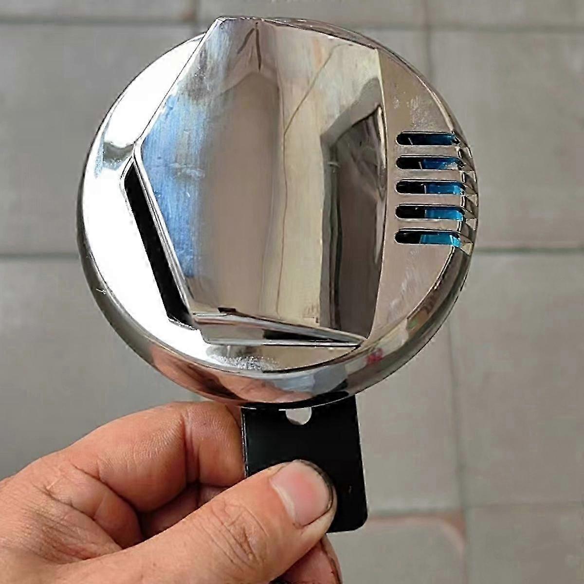 Chromowany klakson elektryczny motocyklowy 12 V z chromowaną osłoną - Super Loud 110Db i 94mm do akcesoriów silnikowych