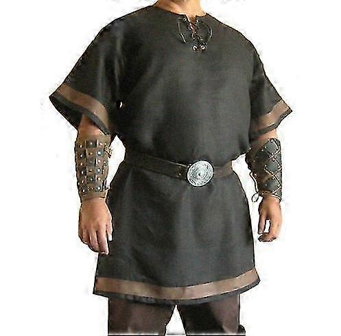 Erkekler Ortaçağ Dantel Yukarı Korsan Top