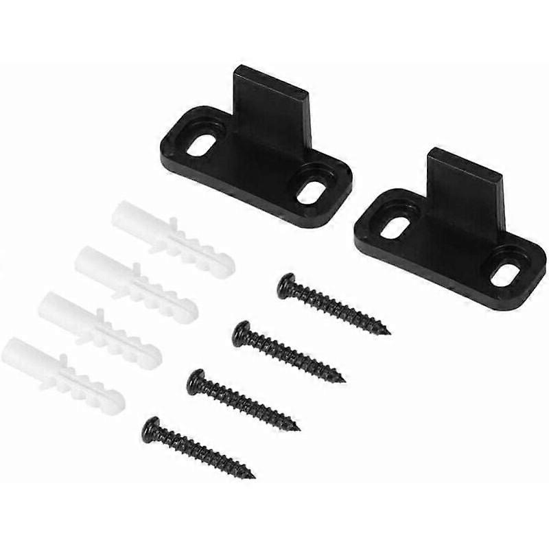 Sliding Barn Door Track - Bottom Guide, Adjustable Roller Hardware Bracket, Track - Bottom Guide Floor Barn Door Hardware