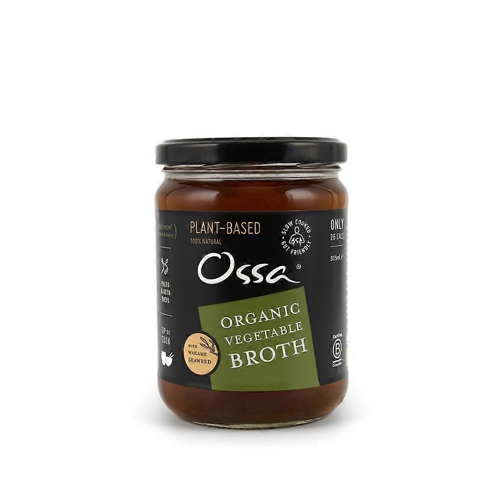 Ossa Organic Vegetable Broth Ambient Large 515ml - 3 Pack