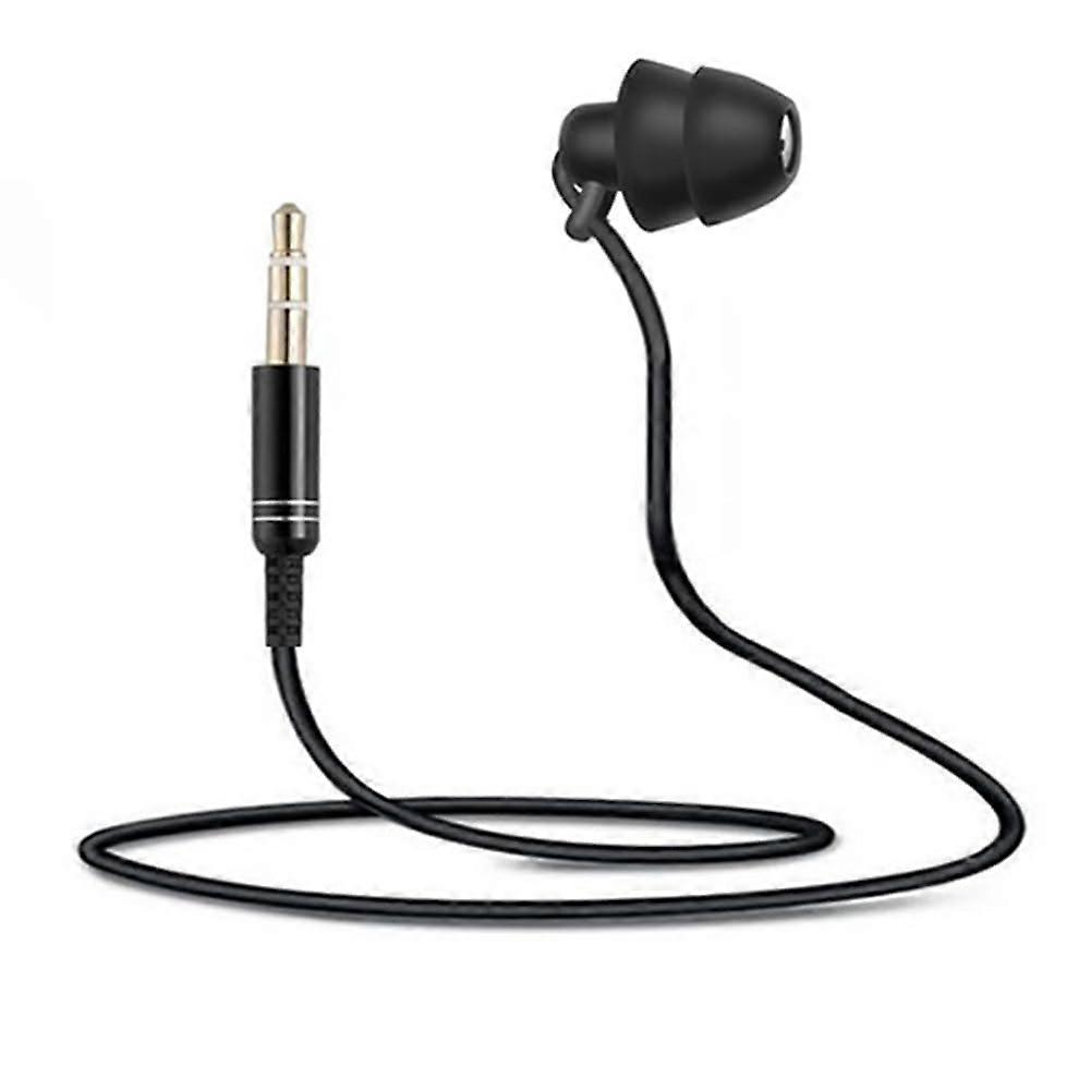 Short Single Sided Headphone Extension Cable with InEar Earbud Silicone Earbud Single Ear Earphone 3.5mm Jack for Phone Ref: 3838